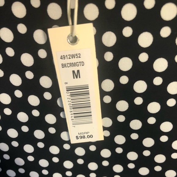 Max Studio Polka Dot Boat Neck Shift Dress - Picture 2 of 8